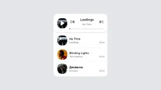 Music player widget - Виджет музыкального плеера, реализован с помощью CSS и JS.
https://codepen.io/abxlfazl/pen/YzGEVRP | Сетка — социальная сеть от hh.ru