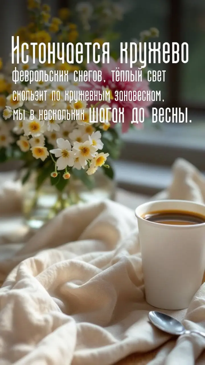 Весну вдыхаете?
Она уже идет к нам семимильными шагами 🌷
Отличного вам настроения!! | Сетка — социальная сеть от hh.ru