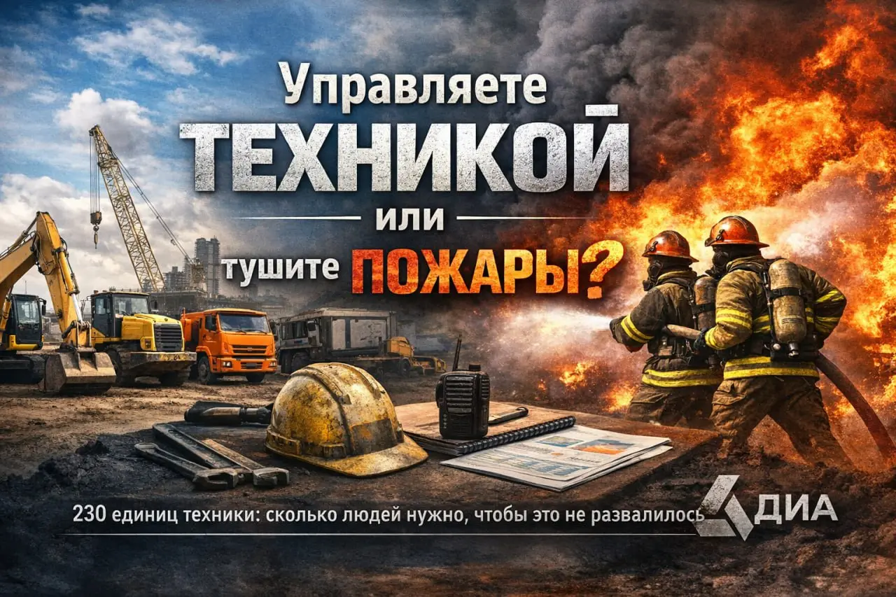 Управляете техникой или тушите пожары?
230 единиц техники: сколько людей нужно, чтобы это не развалилось
Автопарк — это не 230 машин | Сетка — социальная сеть от hh.ru