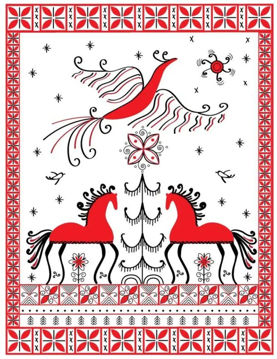 Сегодня по китайскому календарю начался год Красного Коня! ❤️🖤🐴✨
🤍Меня невероятно вдохновляет образ красного коня в мезенской росписи — древней русской традиции, где каждый штрих наполнен символизмом ... | Сетка — социальная сеть от hh.ru