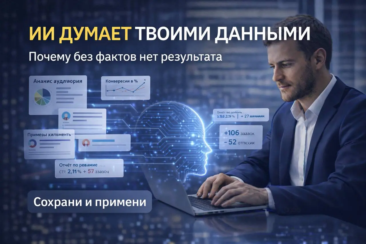 Кейс - Промт 7
Частая ошибка при работе с ИИ — ждать от него стратегических инсайтов
без реального погружения в бизнес.
ИИ выглядит умным,
но ответы получаются абстрактными и бесполезными | Сетка — социальная сеть от hh.ru