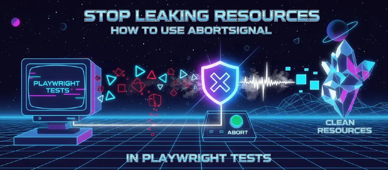 AbortSignal для тестов Playwright
Знали ли вы, что если тест в Playwright завершился по таймауту, то HTTP-запросы, которые он породил, продолжают выполняться в фоне? Это утечка ресурсов, которая в тео... | Сетка — социальная сеть от hh.ru