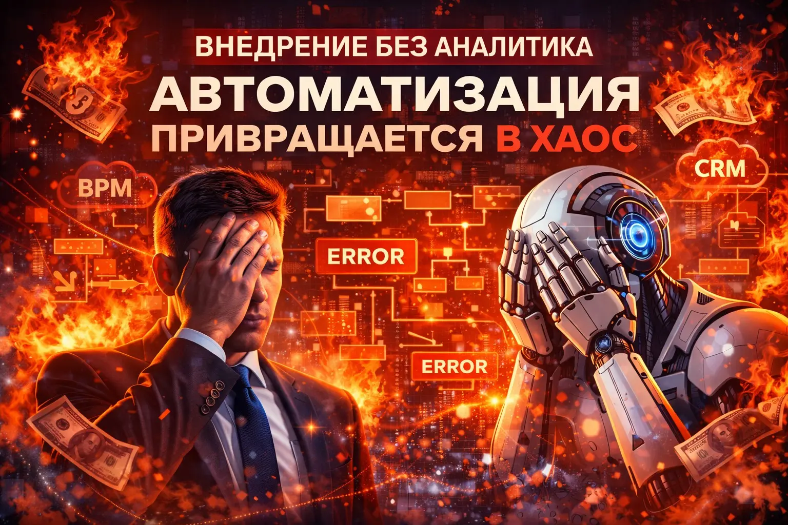 ❌ Внедрение без аналитика: почему автоматизация превращается | Сетка — социальная сеть от hh.ru