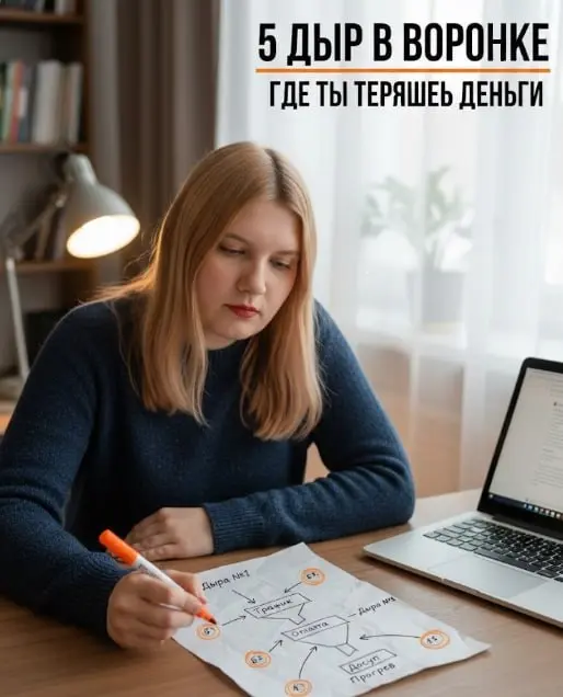 Чек-лист: 5 мест в воронке, где ты теряешь деньги (даже не зная об этом)
За 5 лет работы с запусками я видела одно и то же снова и снова:
Эксперт льёт трафик на 300 тысяч | Сетка — социальная сеть от hh.ru