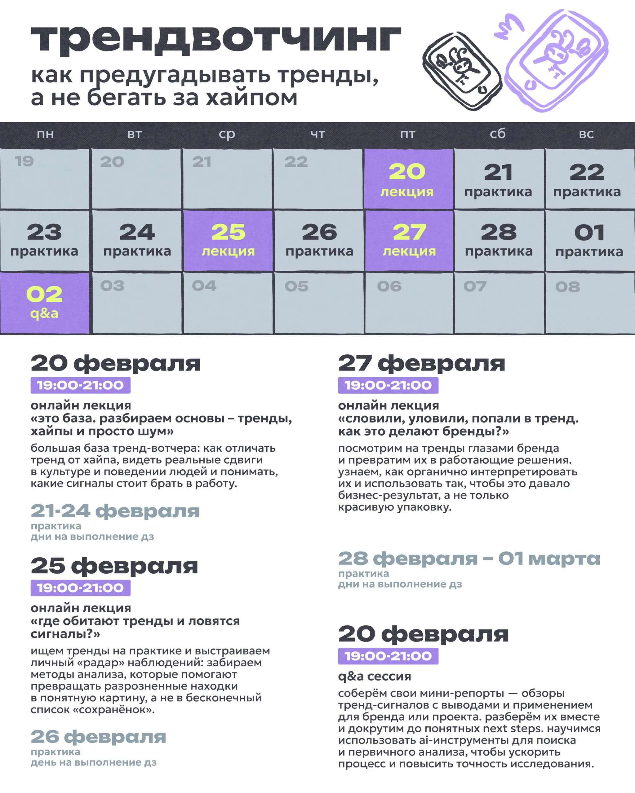 А вы задумывались, как на самом деле появляются тренды в индустрии? 😎
Чаще всего мы видим их уже в готовом виде, как формат. А дальше включается когнитивная ошибка: «Все уже делают — нам тоже надо | Сетка — социальная сеть от hh.ru
