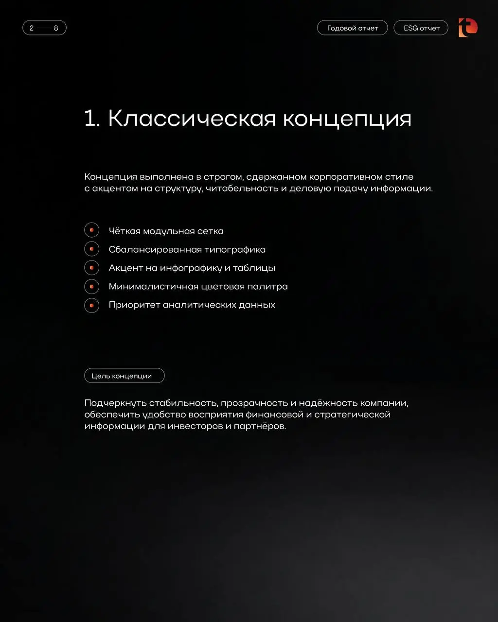Разработка 3 дизайн-концепций Годового отчёта/ESG-отчета
В рамках Отчета реализуем 3 альтернативные дизайн-концепции, отличающиеся стилистическим подходом, уровнем визуальной проработки и эмоциональны... | Сетка — социальная сеть от hh.ru