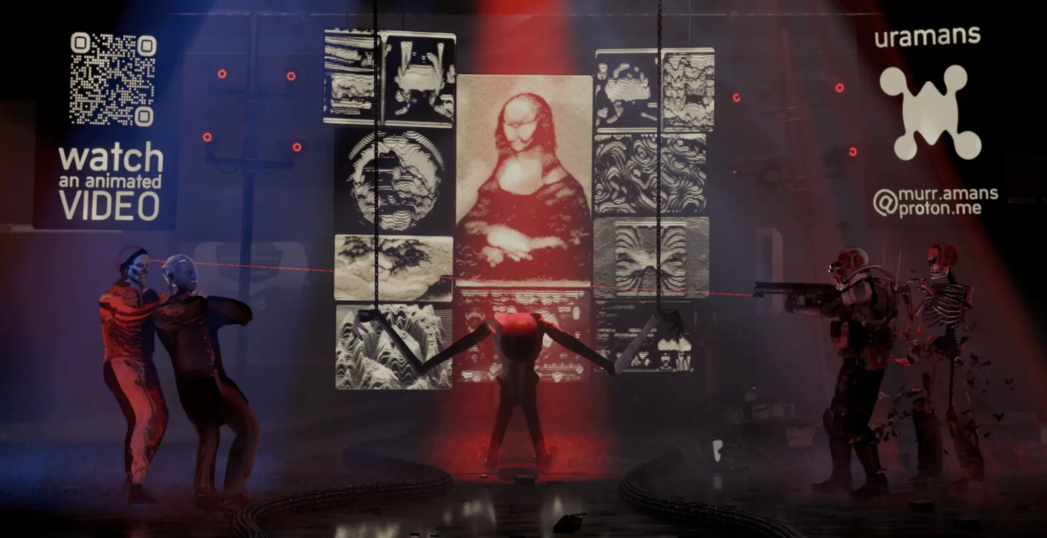 "A surreal confrontation". Project for Art Contest 2025 | Сетка — социальная сеть от hh.ru