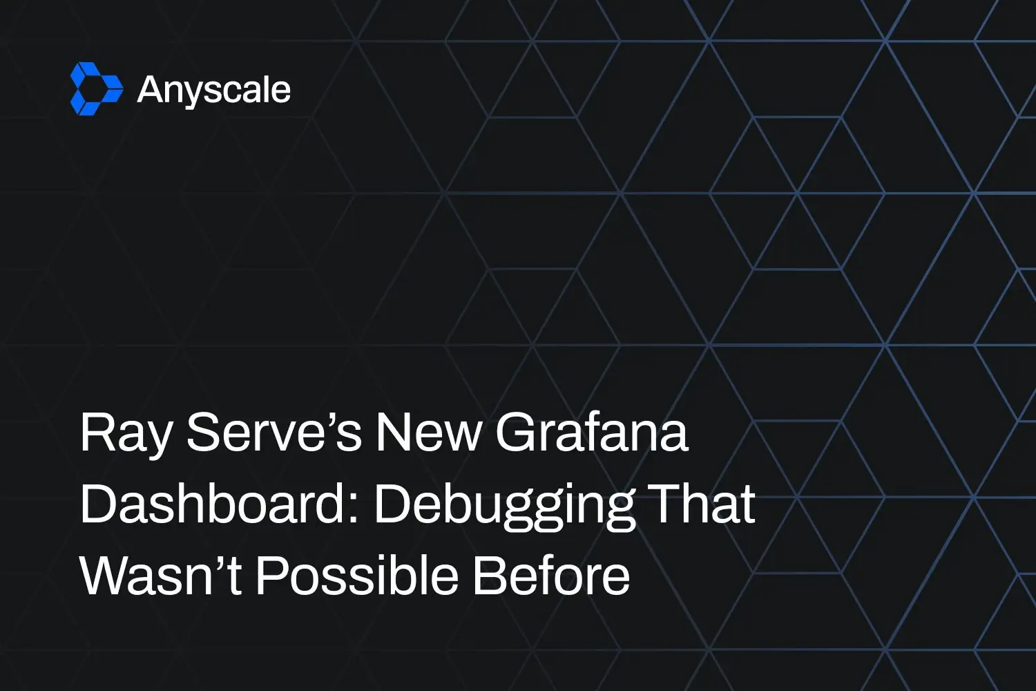 📊 Ray Serve получил новый дэшборд для отладки
Anyscale выпустила обновлённый Grafana-дэшборд для Ray Serve, доступный с версии v2.54 | Сетка — социальная сеть от hh.ru
