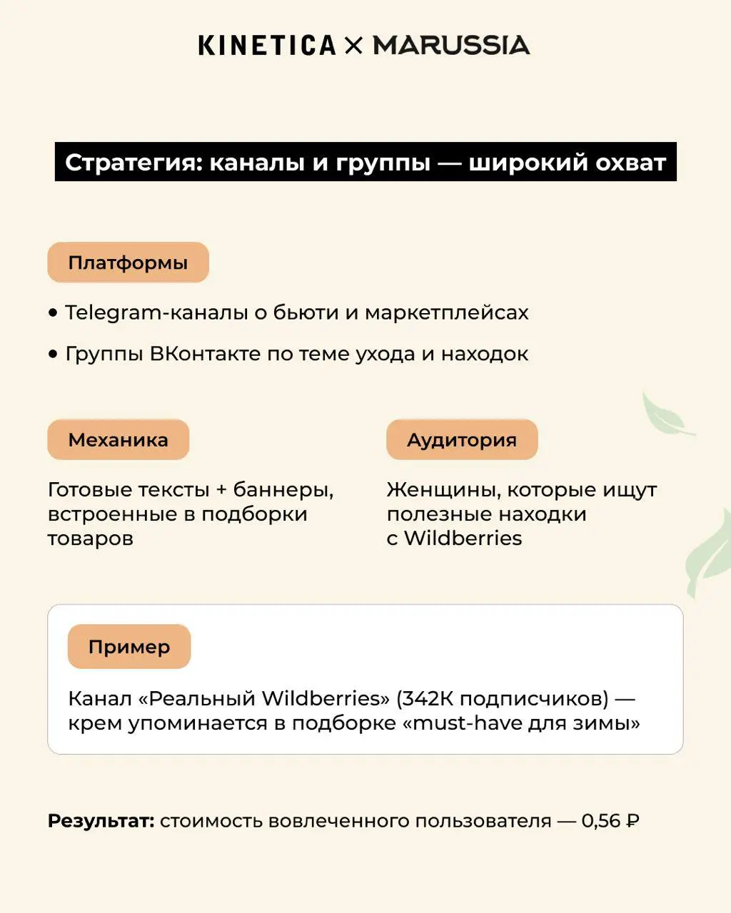 🤫 Когда реклама притворяется советом подруги, или крем, который продаёт сам себя
Marussia — бренд косметики для ухода. Продажи на Wildberries, переполненная ниша с десятками конкурентов | Сетка — социальная сеть от hh.ru