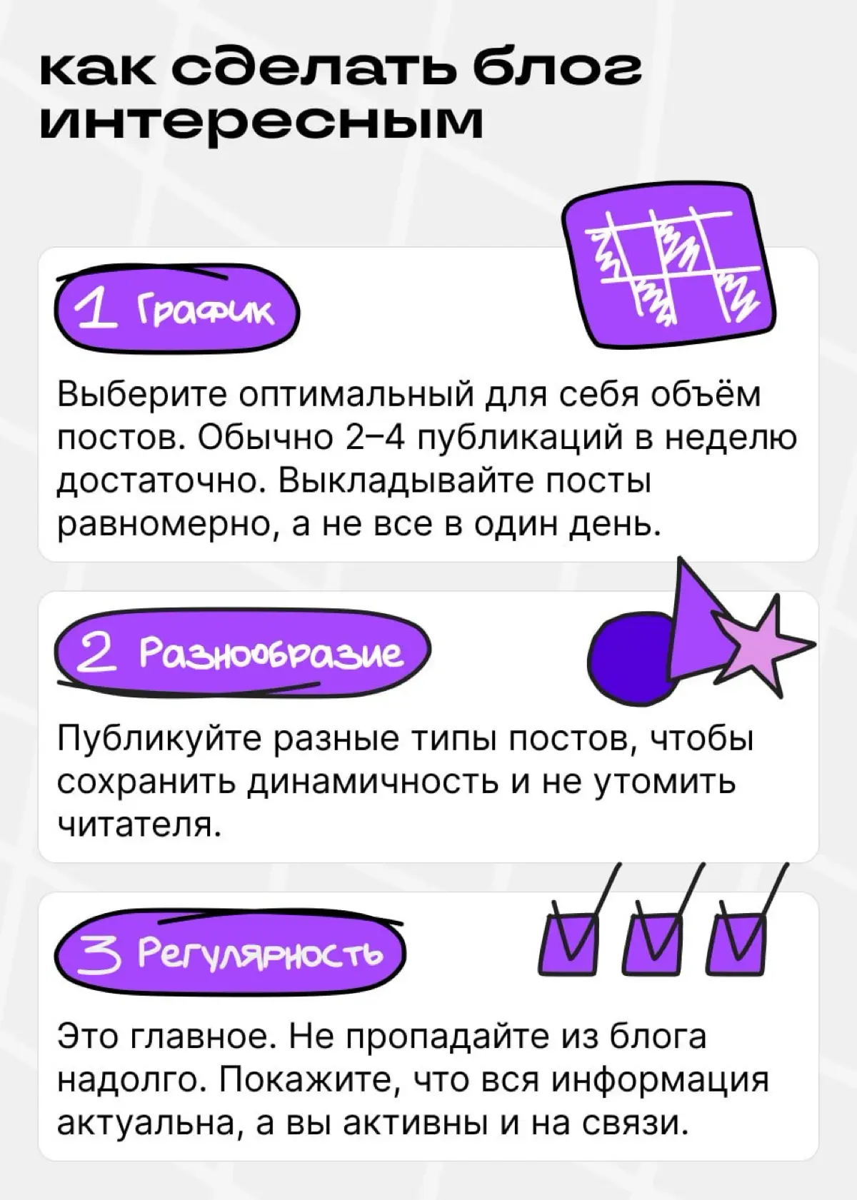 Как посты в профиле помогают достичь цели | Сетка — социальная сеть от hh.ru