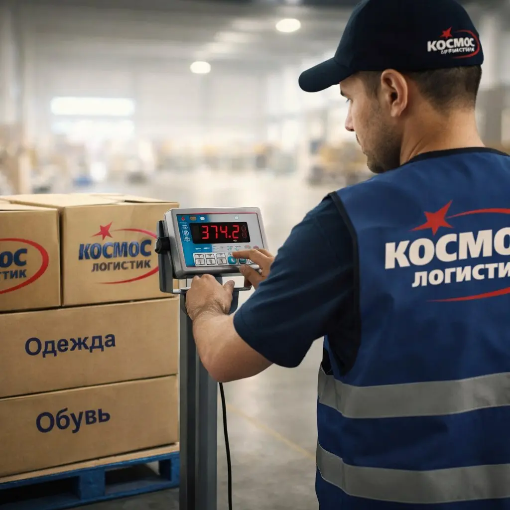 Контроль веса паллет при отгрузке
Для точности взвешивайте товар на этапе приемки и фиксируйте массу в WMS. В Космос Логистик мы маркируем паллеты весом сразу после обмотки за 90 р | Сетка — социальная сеть от hh.ru