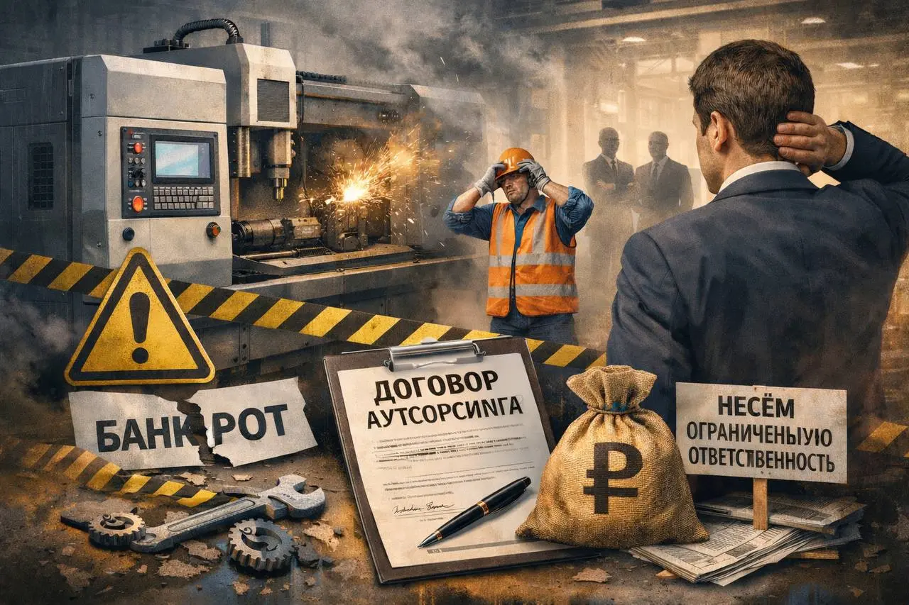 Оптимизация любой ценой? Или кто ответит, если станок за 40 миллионов
Сейчас модно говорить: «Мы вывели это на аутсорс», «Мы убрали штат, сократили риски», «Теперь ответственность — на подрядчике» | Сетка — социальная сеть от hh.ru