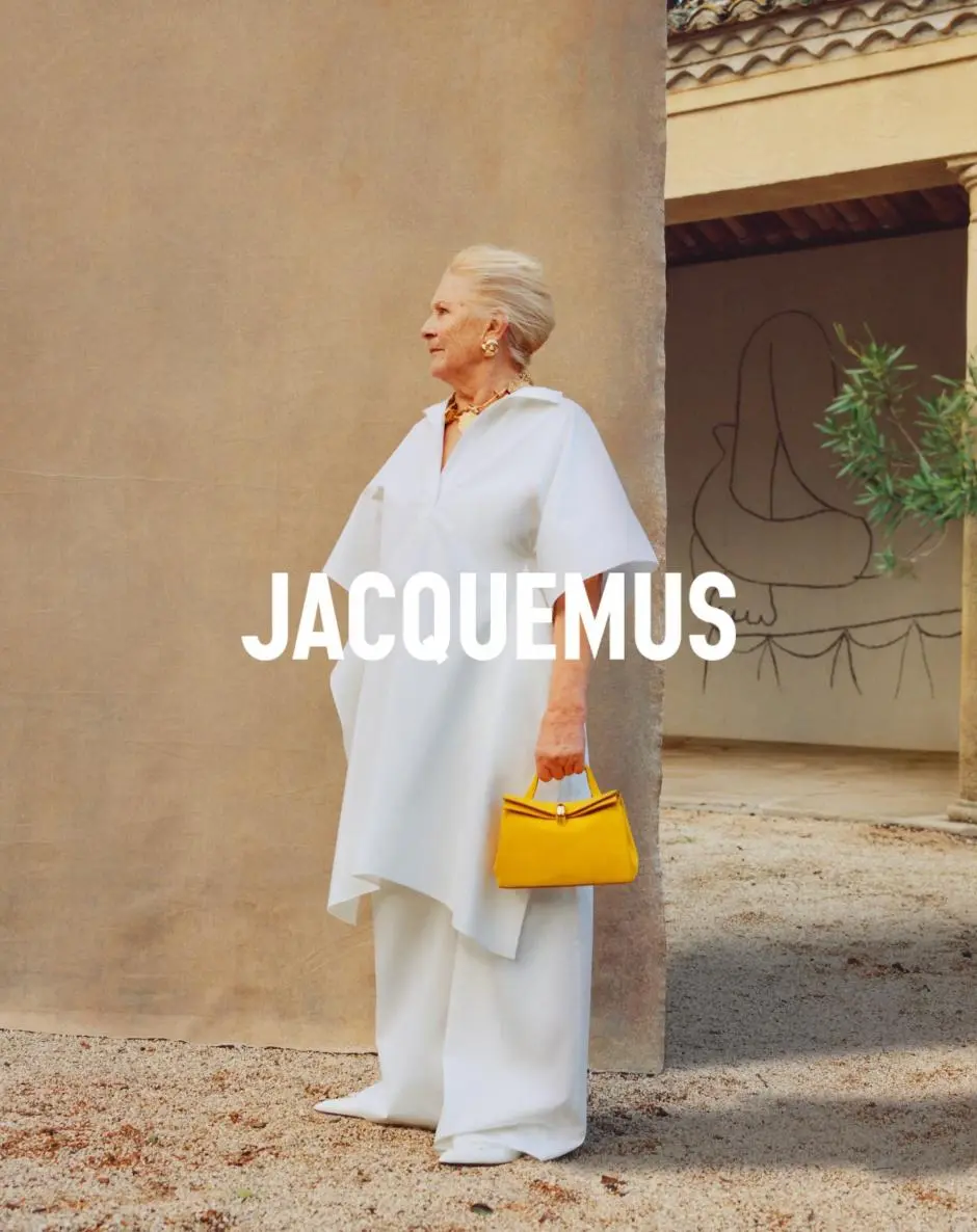 Какой трогательный ход от Jacquemus. Бренд объявил своего первого амбассадора, и им стала бабушка основателя — Лилин Жакмюс | Сетка — социальная сеть от hh.ru