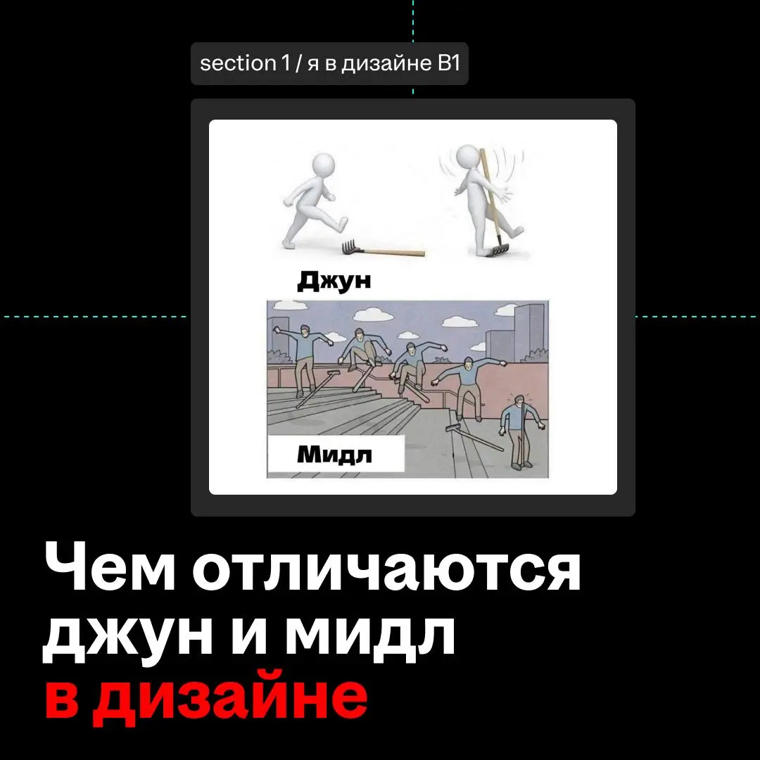 продолжаем нашу серию постов-размышлений про грейды в дизайне
кстати, вот тут читайте, как джунам расти в профессии
а сегодня расскажем о том, чем джун отличается от мидла
смотрите сами
🐣 джун передел... | Сетка — социальная сеть от hh.ru