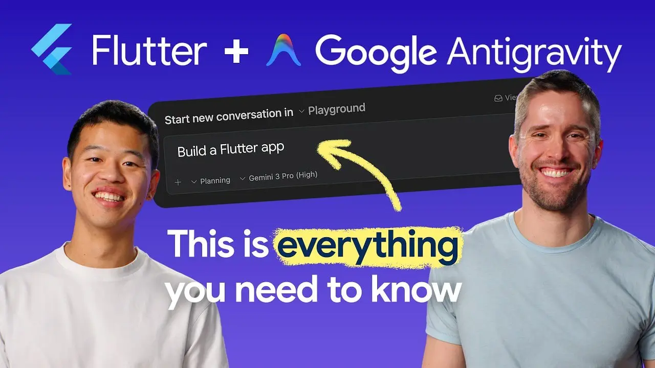 Flutter + Antigravity in 10 minutes:
В этом выпуске Craig и Andy Zhang, Design Engineer из команды Antigravity, расскажут о следующем поколении IDE от Google для Flutter-разработчиков и покажут, как и... | Сетка — социальная сеть от hh.ru
