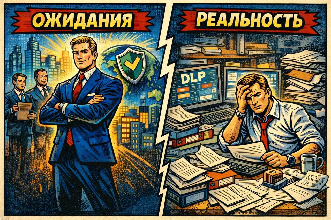 Руководитель по информационной безопасности - ожидания и реальность
*Чем дольше я занимаюсь информационной безопасностью, тем чаще замечаю одну интересную вещь | Сетка — социальная сеть от hh.ru