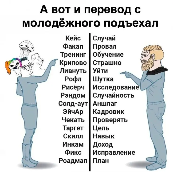 Ооо, коллеги, нам это пригодится, когда закон о защите русского языка вступит в силу 😄 | Сетка — социальная сеть от hh.ru