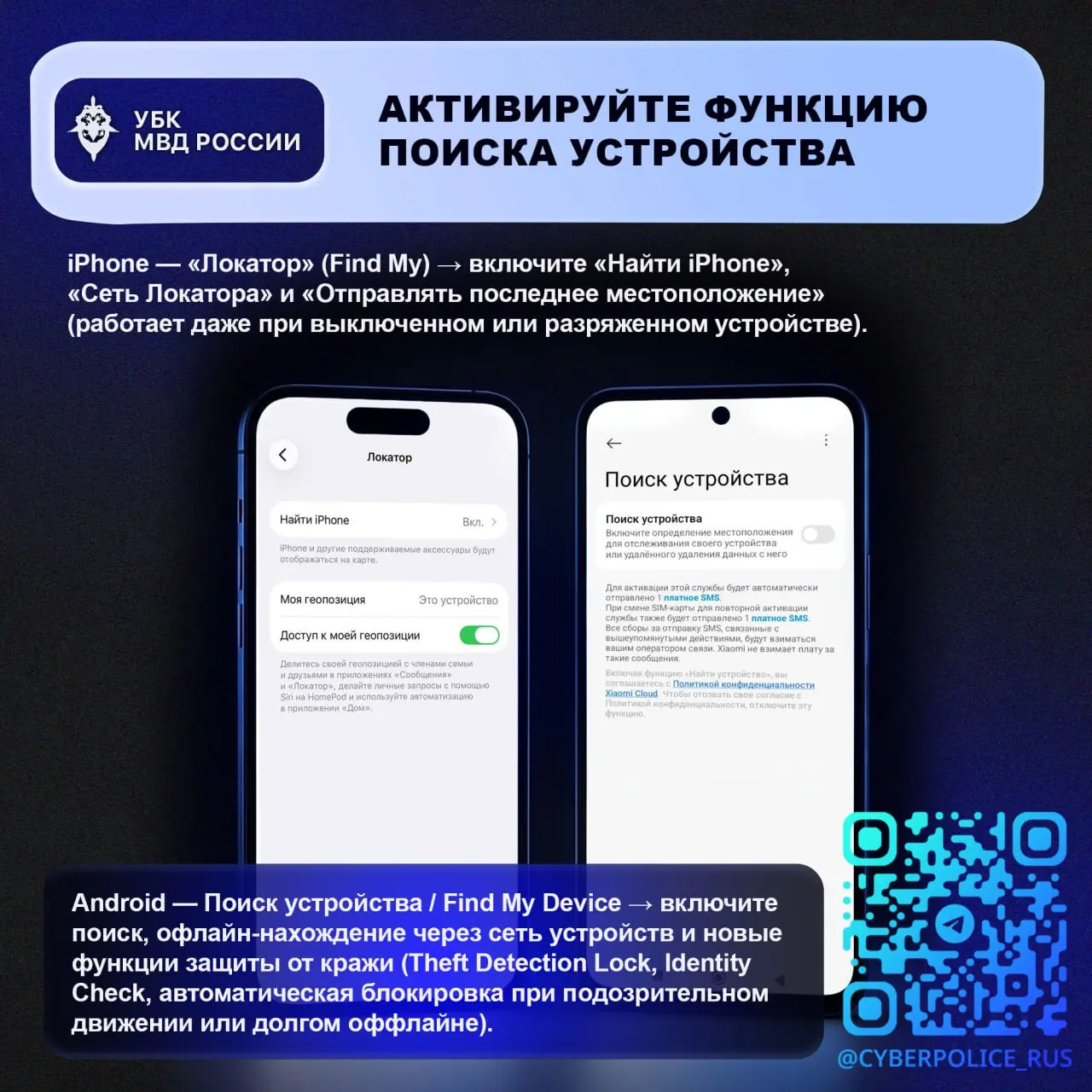Вестник Киберполиции России опубликовал рекомендованные настройки смартфона, которые помогут обезопасить ваши данные на случай потери или кражи устройства.
Проверяем себя. | Сетка — социальная сеть от hh.ru