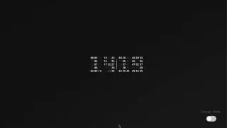 Time Series 2: Typographic Clock - Анимация типографских часов, реализована с помощью CSS и JavaScript.
https://codepen.io/graphilla/pen/zEZKpN | Сетка — социальная сеть от hh.ru