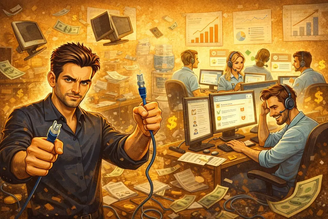 Нестандартные решения спасают бизнес. Остальное — имитация бурной деятельности.
Зашёл я как-то в одну международную IT-компанию.
Название не скажу. NDA и всё такое | Сетка — социальная сеть от hh.ru