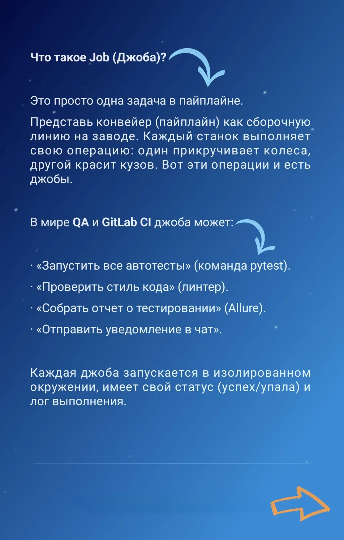 gitlab-ci для начинающих ручных QA | Сетка — социальная сеть от hh.ru