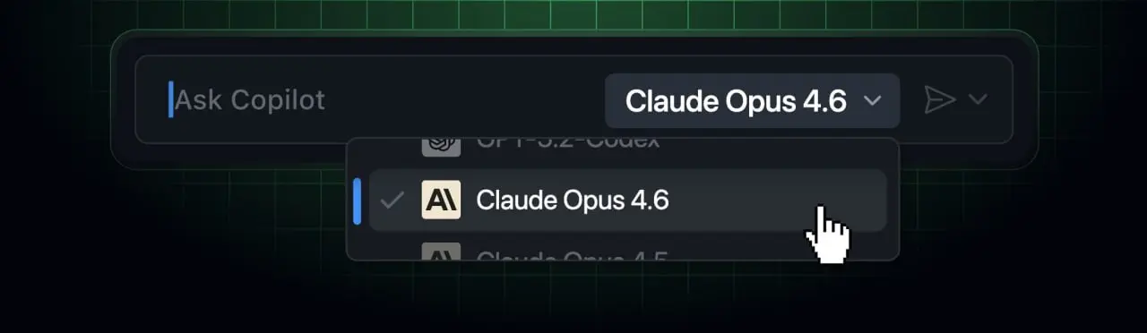 Как создавать расширения для Chrome с помощью Claude Opus 4.6
Войдите в систему Claude и выберите Opus 4.6.
Сгенерируйте код для расширения. Воспользуйтесь подсказкой ниже | Сетка — социальная сеть от hh.ru