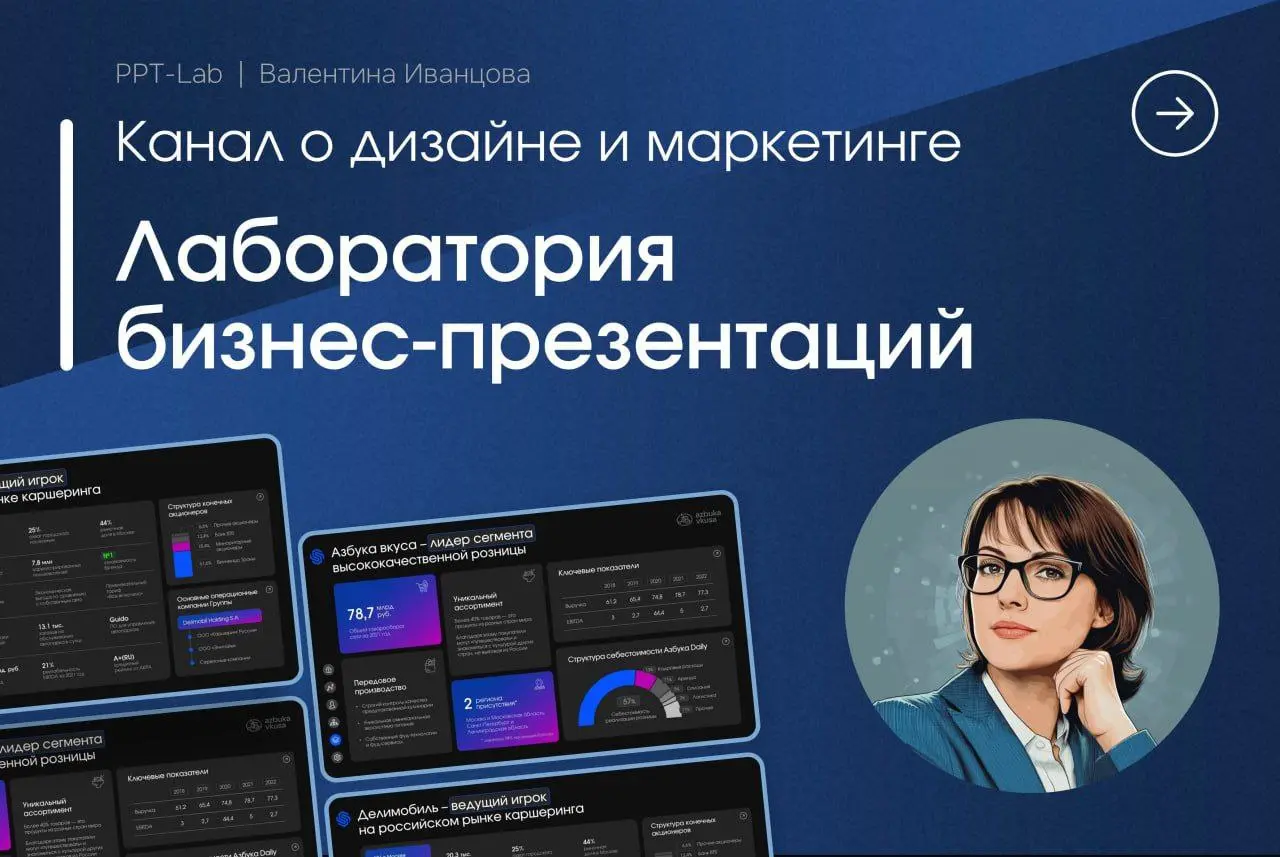 Давайте знакомиться!
Привет! Меня зовут Валентина. Я дизайнер презентаций и копирайтер | Сетка — социальная сеть от hh.ru