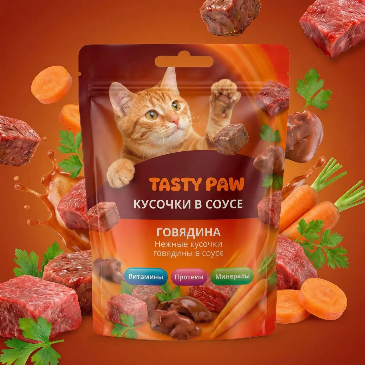 Всем привет. Делюсь с Вами ярким и привлекательным дизайном упаковок серии кормов для кошек с различными вкусами. #ДизайнУпаковки #ГрафическийДизайн #РазработкаДизайна | Сетка — социальная сеть от hh.ru