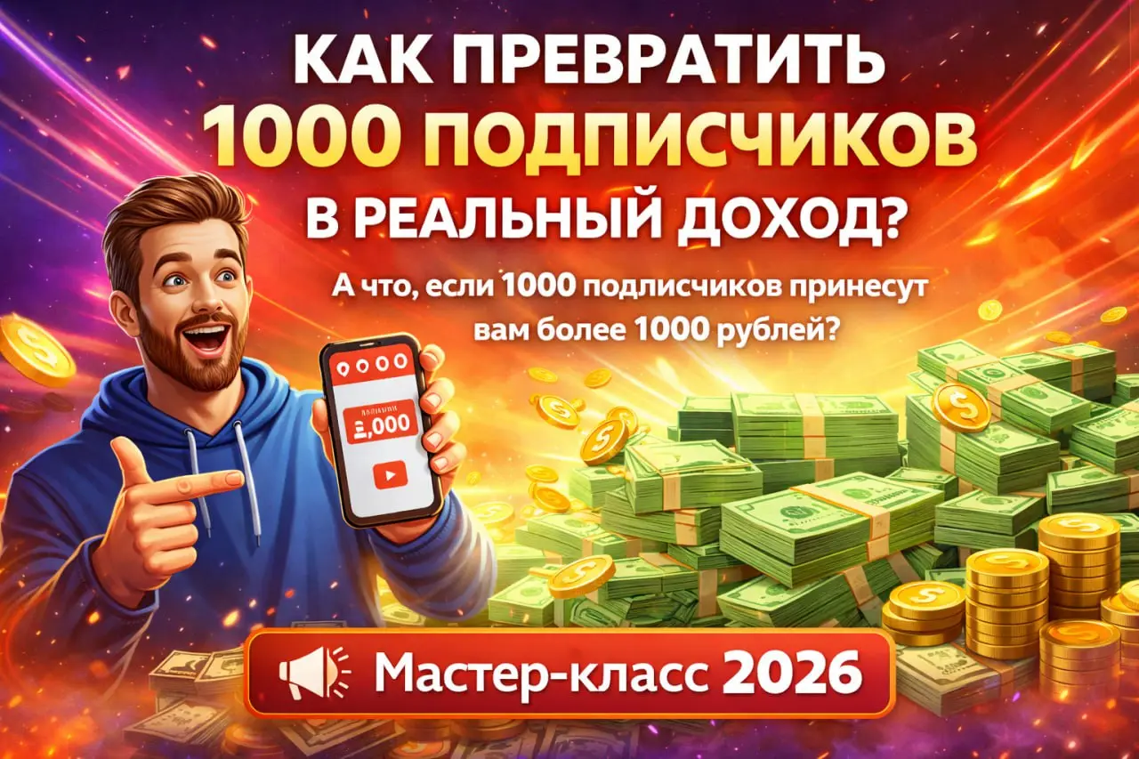Как превратить 1000 подписчиков в реальный доход? 🔥
А что, если 1000 подписчиков в твоём блоге принесут тебе больше, чем 1000 рублей? Звучит как фантастика? Но если разобраться и настроить всё правиль... | Сетка — социальная сеть от hh.ru