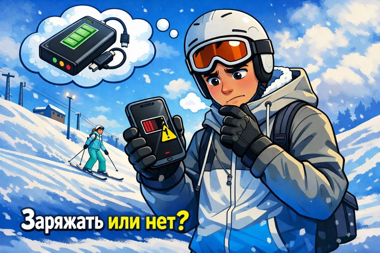 Всё, что нужно знать про литий-ионные аккумуляторы
Я сейчас катаюсь в горах за полярным кругом и тут холодно. У меня тут куча устройств: телефоны, рации, камера и несколько повербанков | Сетка — социальная сеть от hh.ru