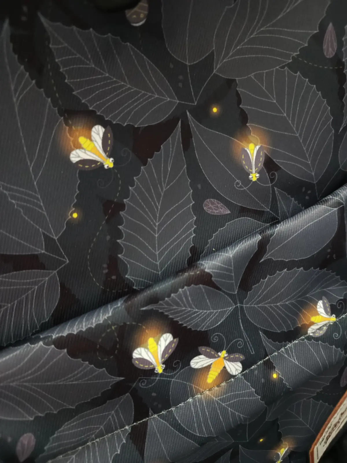 Векторный принт для ткани "Светлячки в ночном лесу" | Сетка — социальная сеть от hh.ru