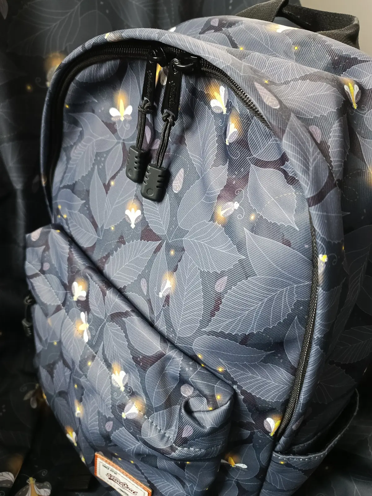 Векторный принт для ткани "Светлячки в ночном лесу" | Сетка — социальная сеть от hh.ru