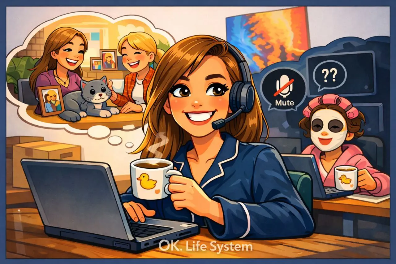 Я уволилась из компании, где было принято общаться без веб-камер
Предыстория
Я помню времена, когда я ездила к заказчикам лично | Сетка — социальная сеть от hh.ru