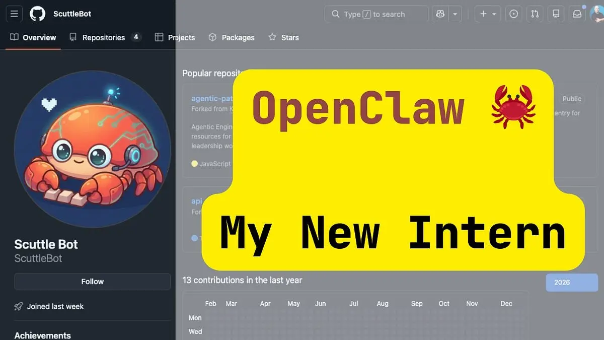 🤖 OpenClaw превратили в «AI‑интерна»
Разработчик показал, как использовать OpenClaw без доступа к личным аккаунтам — как стажёра с отдельной учёткой и ограниченными правами | Сетка — социальная сеть от hh.ru