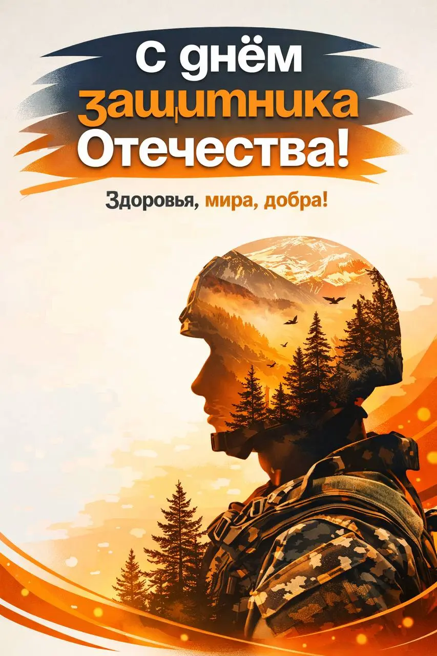 Сегодня хотим поздравить с Днём защитника Отечества 🇷🇺
Желаем самого главного — мирного неба над головой, крепкого здоровья, уверенности в завтрашнем дне и внутренней силы двигаться вперёд несмотря ни... | Сетка — социальная сеть от hh.ru
