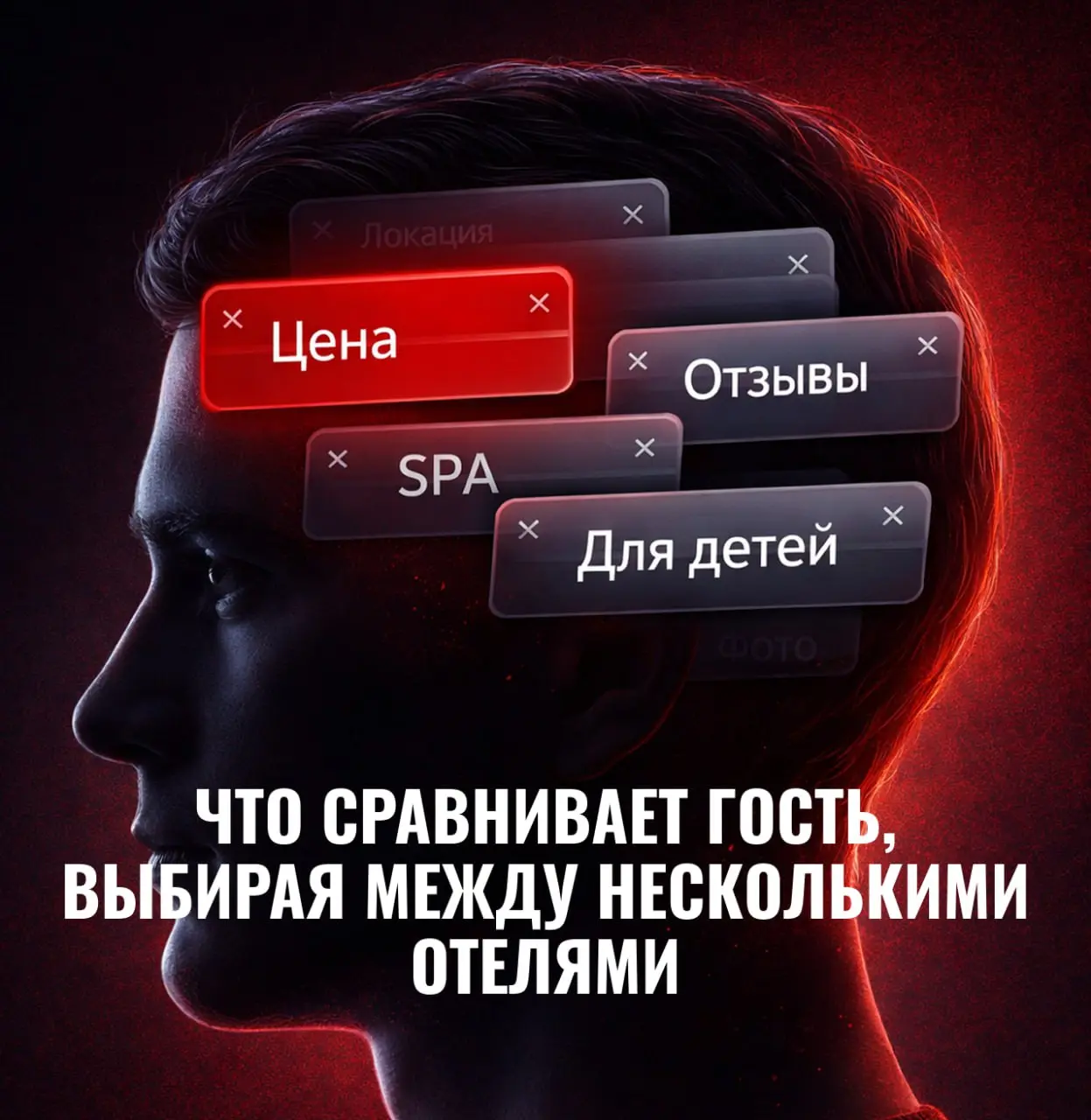 Что на самом деле сравнивает гость, выбирая между несколькими отелями.
Когда гость открывает 5–7 вкладок с разными отелями, он редко думает:
«Сейчас я сравню площадь номеров и стоимость завтрака» | Сетка — социальная сеть от hh.ru