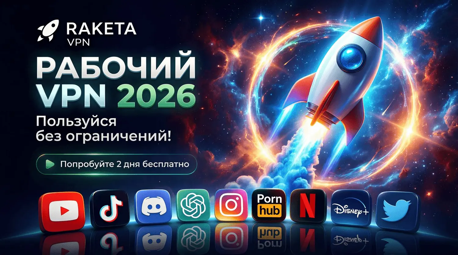 🔥 РАБОЧИЙ VPN 2026 — когда обычные VPN начинают работать нестабильно
🚀 VPN RAKETA — Который всегда работает и без рекламы
✅ Подключение за 1 минуту: 👉 [📡 Стабильно работает через Wi-Fi и мобильный инт... | Сетка — социальная сеть от hh.ru