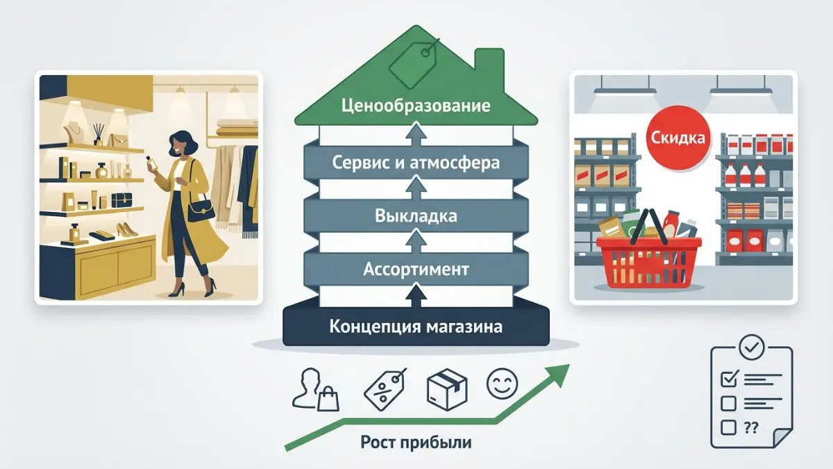 Концепция магазина: это — фундамент вашего ценообразования | Сетка — социальная сеть от hh.ru