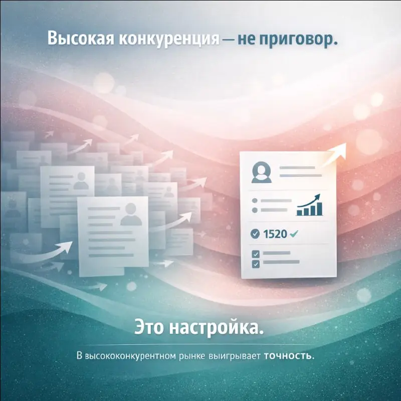 Высокая конкуренция — это не приговор. Это настройка.
Я читала январский обзор рынка труда от hh.ru и параллельно — разбор коллег | Сетка — социальная сеть от hh.ru