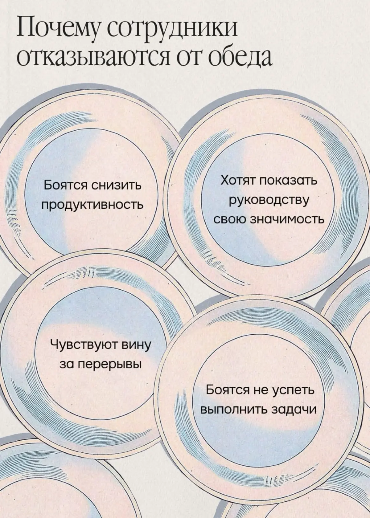 Обеда не будет: почему сотрудники отказываются от перерыва | Сетка — социальная сеть от hh.ru