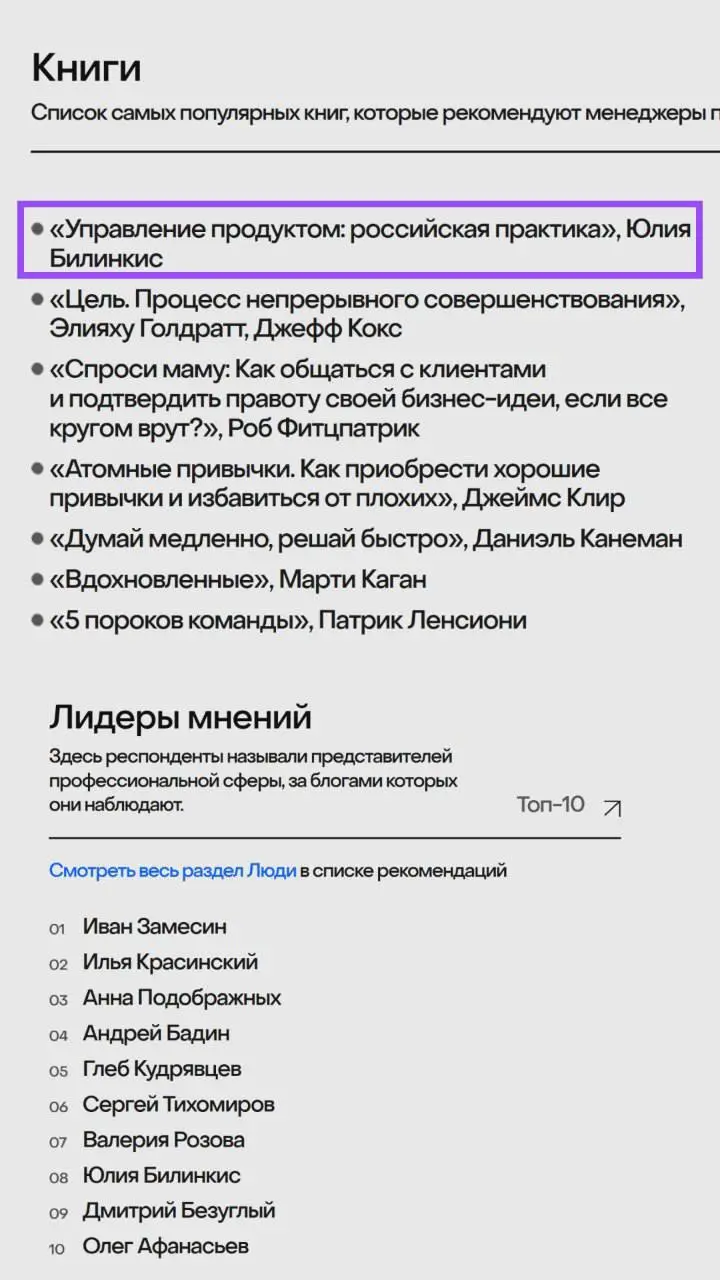 Приятно! 🙌
ProductSense выпустили отчет по ежегодному исследованию: «Менеджмент продуктов 2025: трансформация профессии и рынка, актуальные навыки»
Несколько фактов из отчёта:
— Почти все менеджеры пр... | Сетка — социальная сеть от hh.ru