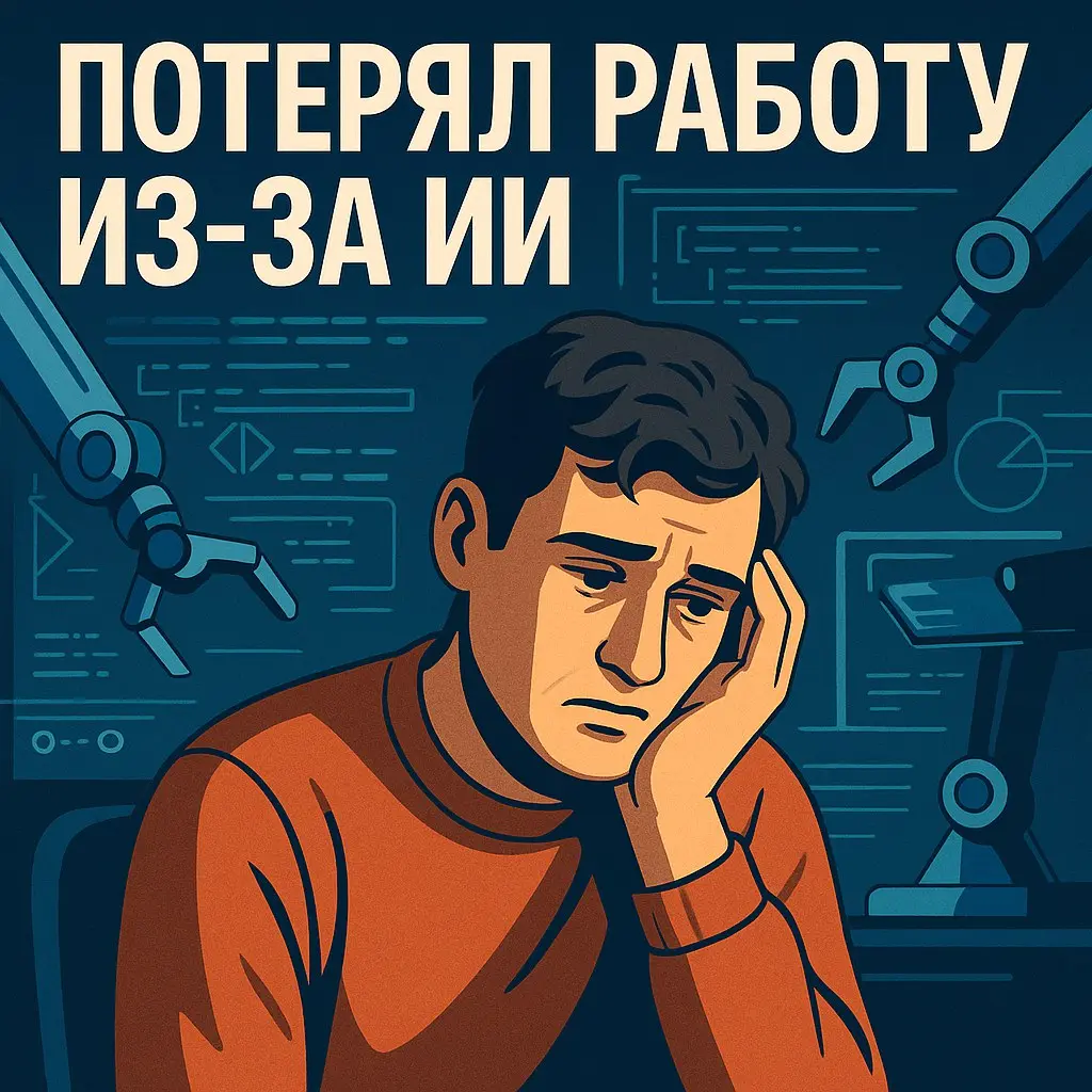 🚨 Я потерял работу из-за ИИ — и вот как это было
Ребята, история от человека, который раньше создавал React-приложения на Django REST для биомедицинской компании | Сетка — социальная сеть от hh.ru