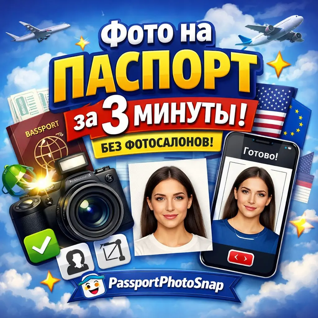 Фото на паспорт за 3 минуты. Без фотосалонов и «сядьте ровнее». 😏📸
Сколько раз было так:
срочно нужна виза или загран —
а ты стоишь под белой простынёй в фотоателье и пытаешься «не моргать» | Сетка — социальная сеть от hh.ru