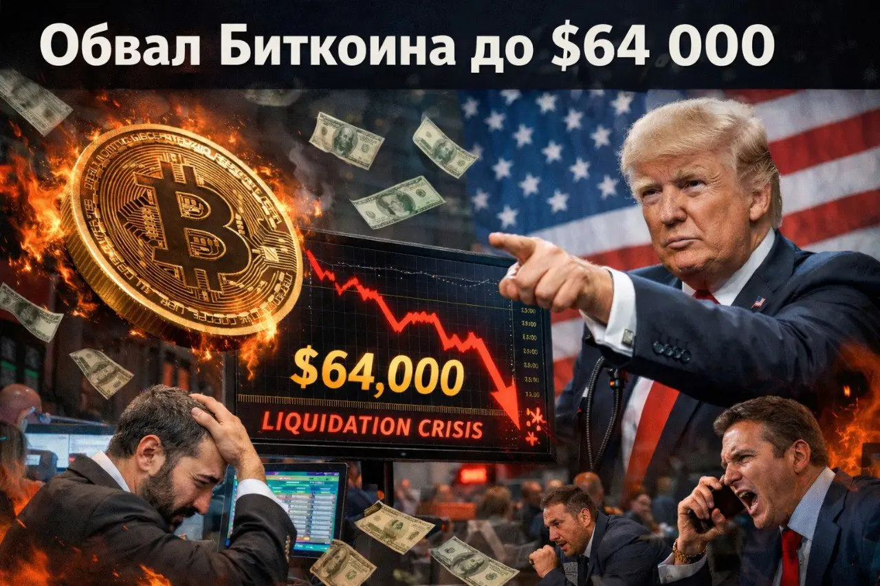 Обвал Биткоина до $64,000: Разбор триггеров и что ждет рынок дальше
#трейдинг #инвестиции #финансы #аналитика #рекомендации #обучение | Сетка — социальная сеть от hh.ru