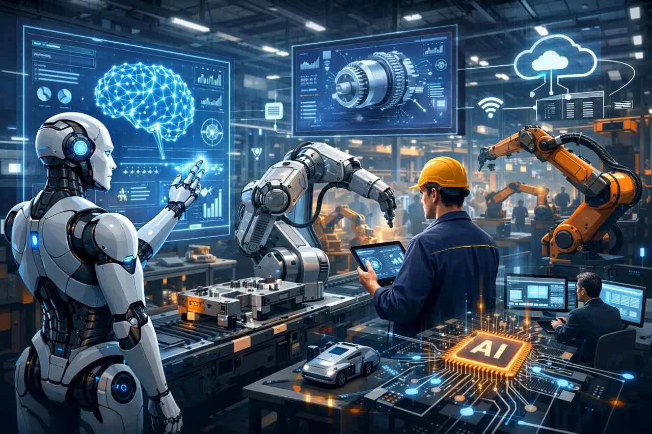 🌍🏭 Роботизация в промышленности — итоги февраля 2026
🔹 Интеграция AI в производство
• Американские компании активизируют сотрудничество в области внедрения физического ИИ в производственные процессы (... | Сетка — социальная сеть от hh.ru