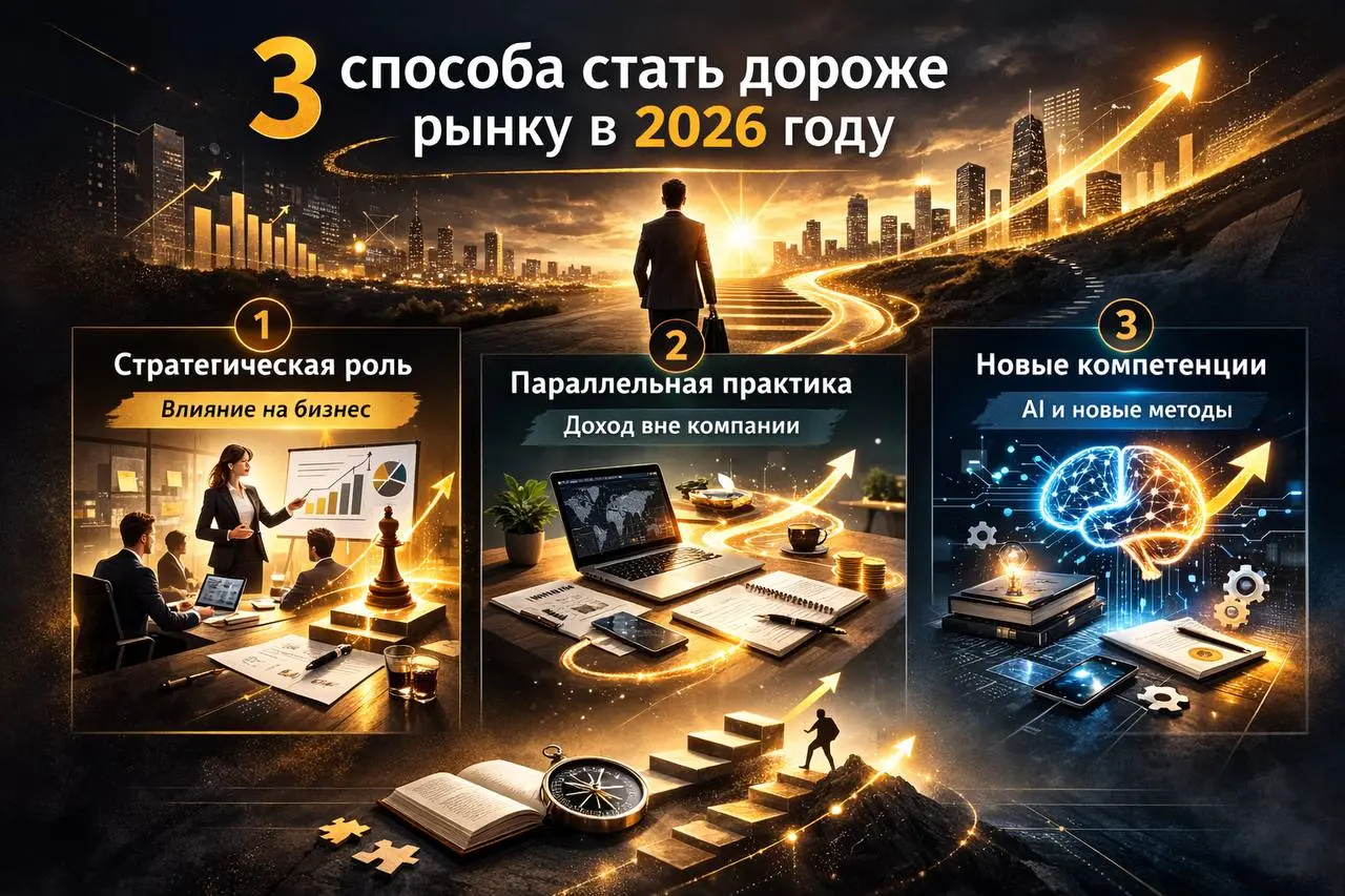3 способа стать дороже рынку в 2026 году
Сегодня растёт не тот, кто работает больше. Растёт тот, кто усиливает позицию | Сетка — социальная сеть от hh.ru