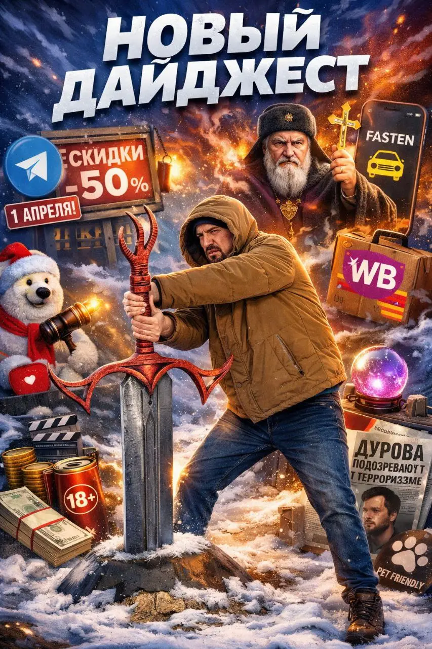 ДАЙДЖЕСТ НОВОСТЕЙ
🛍️ Ритейл худеет. Количество магазинов одежды в России сокращается четвертый год подряд. Маркетплейсы душат офлайн
⛪️ Патриарх Кирилл негодует и требует изгнать ересь из нашей страны | Сетка — социальная сеть от hh.ru