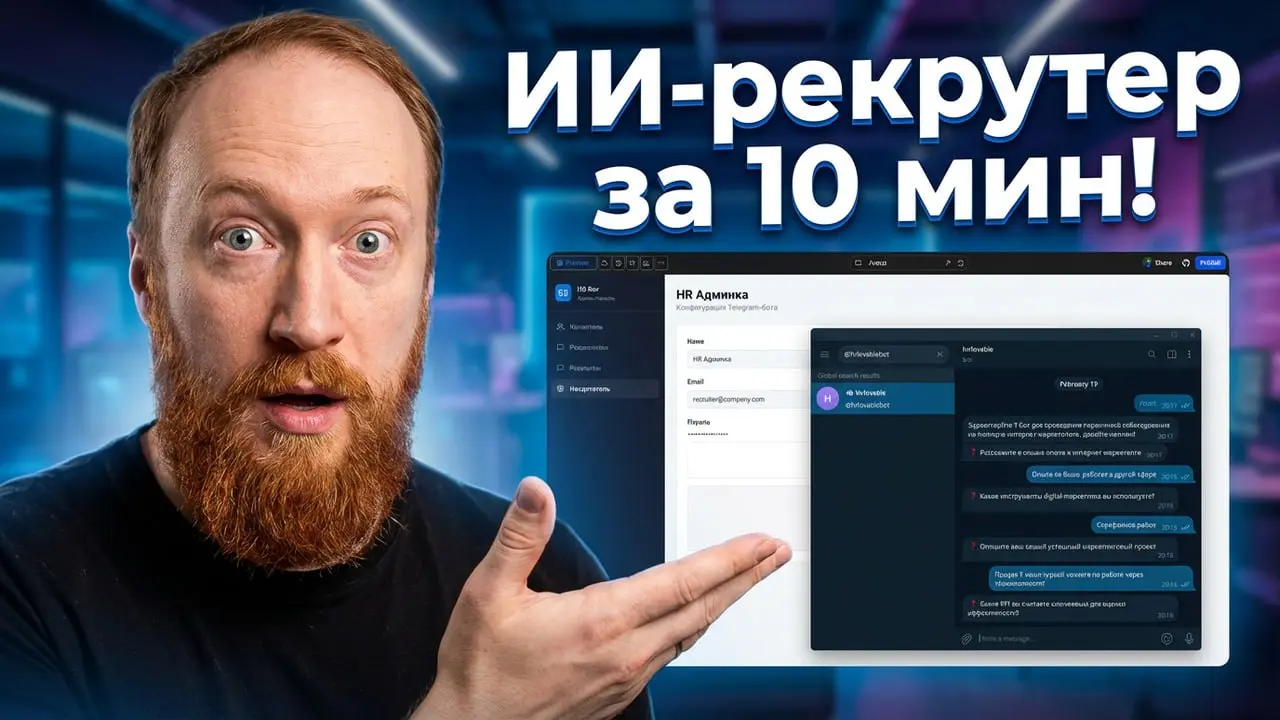 Создаем ИИ-рекрутера за 10 минут: От идеи до готовой админки в Lovable
Недавно к нам пришел клиент с такой проблемой: он тратит очень много времени на собеседования, а в итоге люди часто ему не подход... | Сетка — социальная сеть от hh.ru