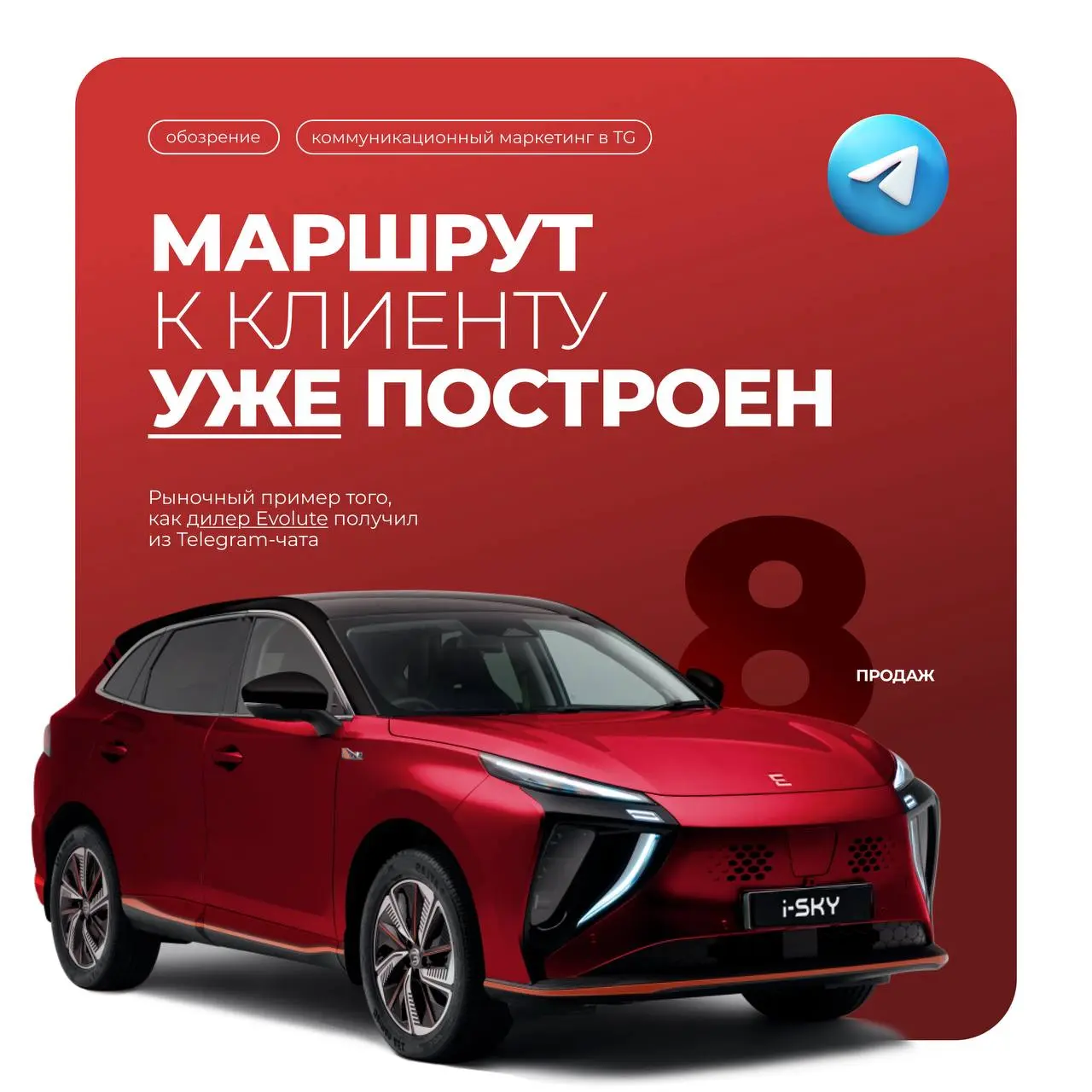 Как получить 8 продаж автомобилей за месяц через Telegram-чаты?
Показательный кейс, который иллюстрирует мощь community-маркетинга. Он доказывает: Telegram-чаты — это полноценный канал продаж | Сетка — социальная сеть от hh.ru