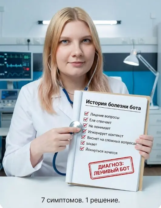7 признаков, что ваш бот не приносит деньги 💸
За 5 лет я пересмотрела сотни ботов. Одни работают 24/7 и приносят выручку. Другие просто существуют и создают видимость активности | Сетка — социальная сеть от hh.ru